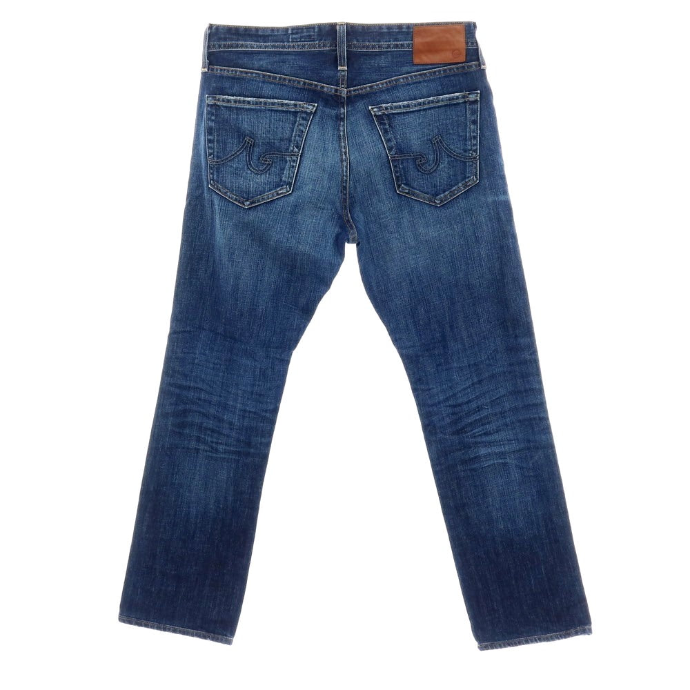 【中古】エージー アドリアーノゴールドシュミット AG Adriano Goldschmied コットンポリウレタン デニムパンツ ジーンズ ネイビー【サイズ32】【 状態ランクB 】【 メンズ 】