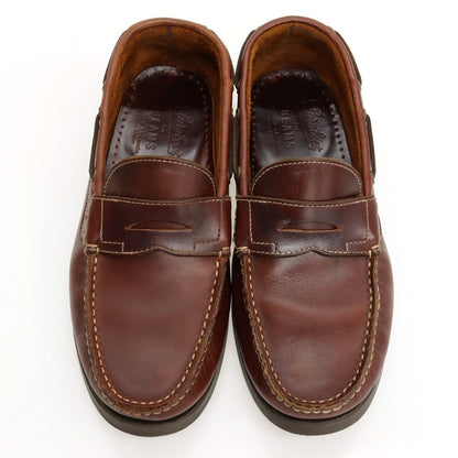 【中古】パラブーツ Paraboot BEAMS別注 CORSICA レザー ローファー ブラウン【サイズ7】【 状態ランクB 】【 メンズ 】