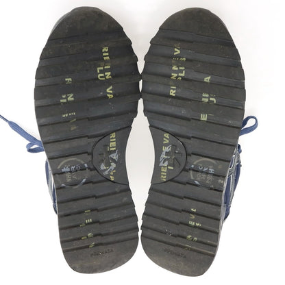 【中古】プレミアータ PREMIATA MICK 3833 レザー ナイロン スニーカー ネイビー【サイズ42】【 状態ランクC 】【 メンズ 】