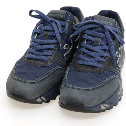 【中古】プレミアータ PREMIATA MICK 3833 レザー ナイロン スニーカー ネイビー【サイズ42】【 状態ランクC 】【 メンズ 】