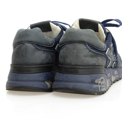 【中古】プレミアータ PREMIATA MICK 3833 レザー ナイロン スニーカー ネイビー【サイズ42】【 状態ランクC 】【 メンズ 】