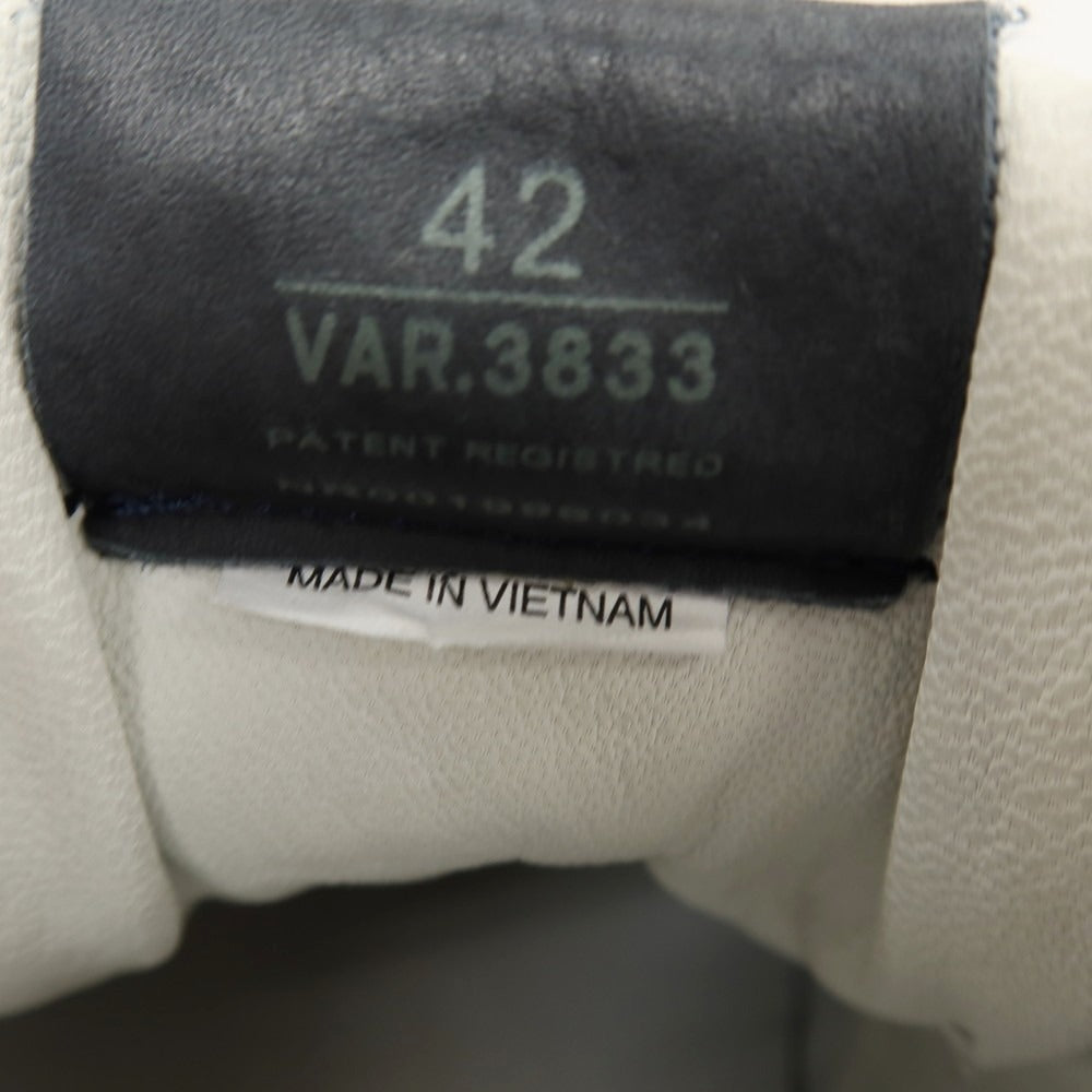 【中古】プレミアータ PREMIATA MICK 3833 レザー ナイロン スニーカー ネイビー【サイズ42】【 状態ランクC 】【 メンズ 】