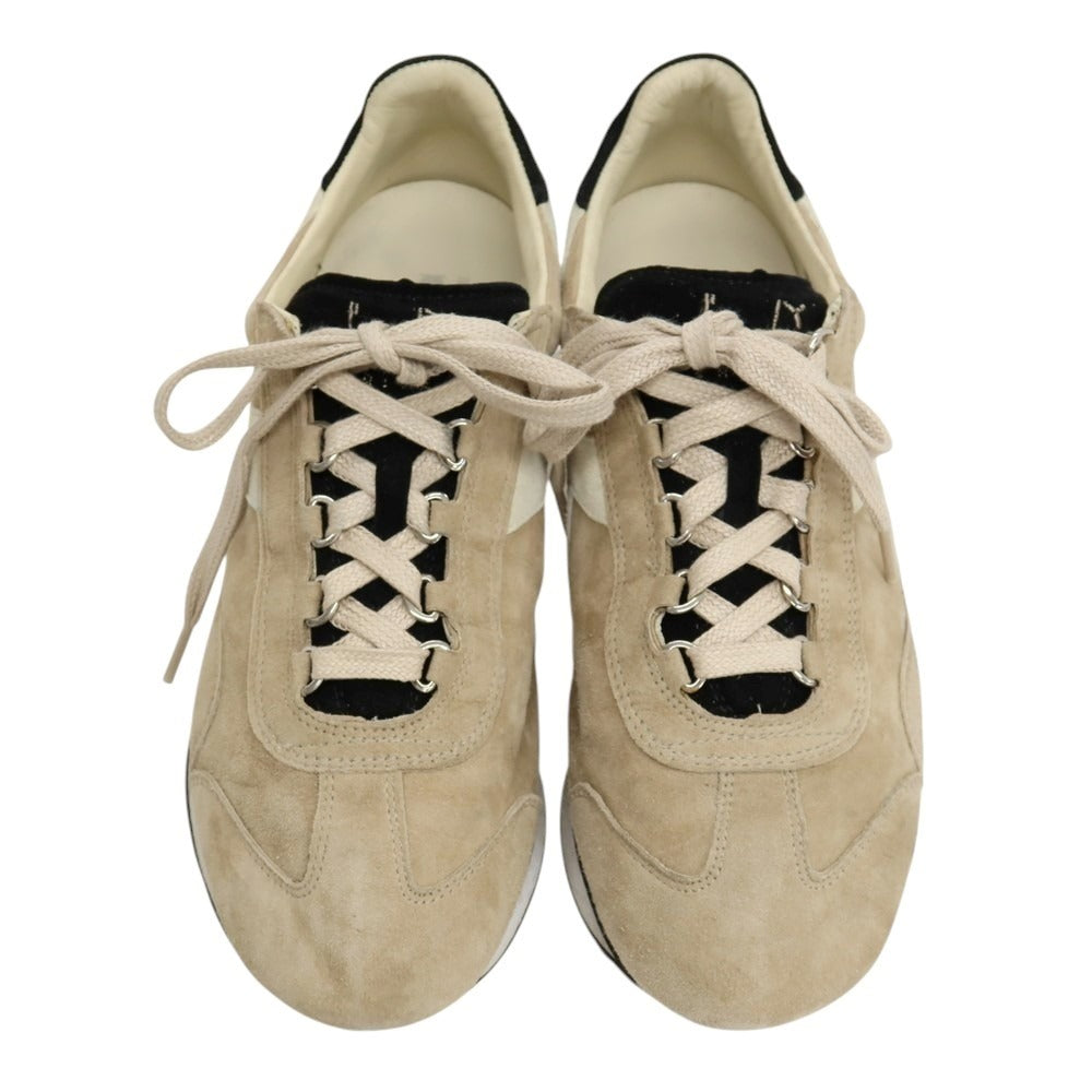 【中古】ディアドラ Diadora EQUIPE KIDSKIN 201 171902 スエード スニーカー ベージュ【サイズ27】【 状態ランクB 】【 メンズ 】