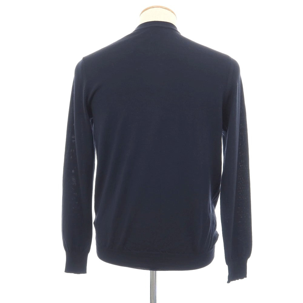 【中古】トゥモローランド TOMORROWLAND tricot ハイゲージウール ニット カーディガン ネイビー【サイズS】【 状態ランクB 】【 メンズ 】