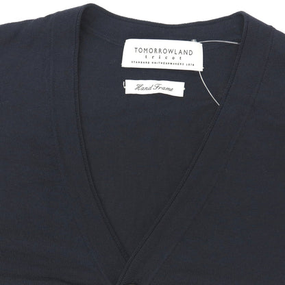 【中古】トゥモローランド TOMORROWLAND tricot ハイゲージウール ニット カーディガン ネイビー【サイズS】【 状態ランクB 】【 メンズ 】