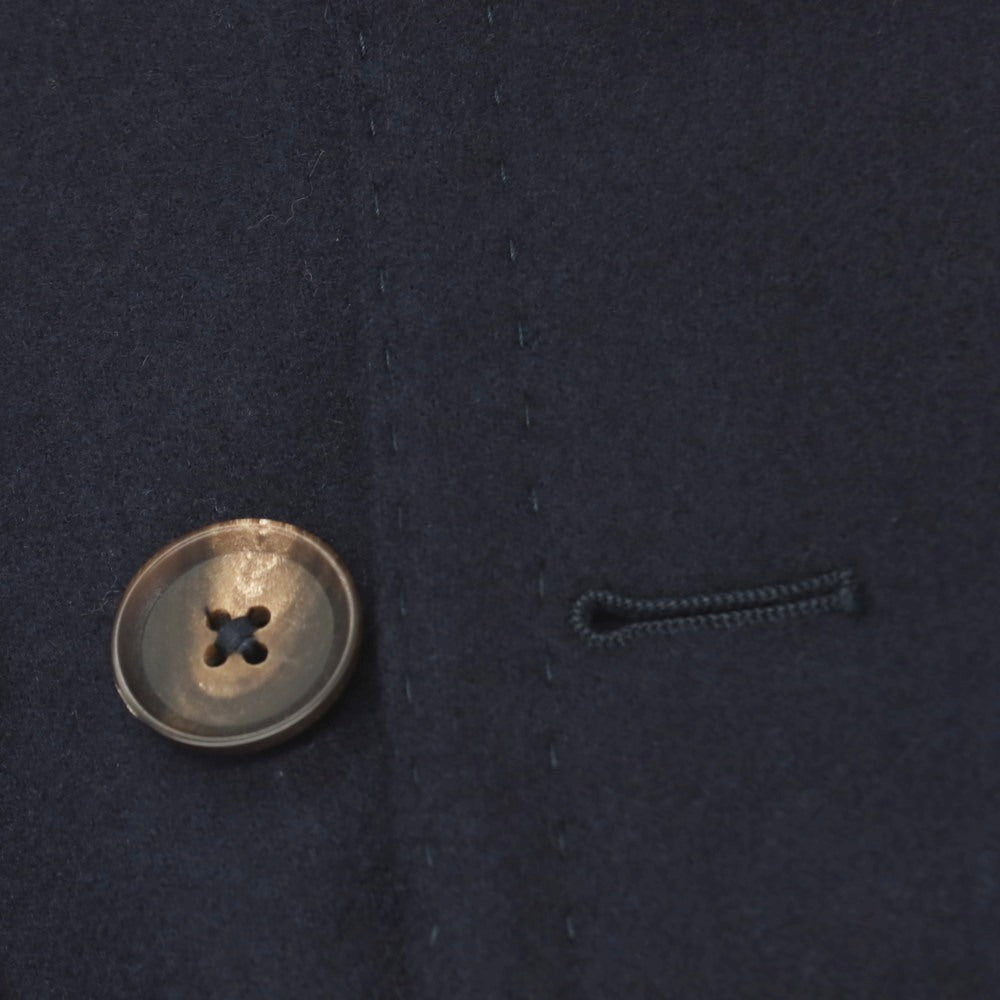 【中古】リングヂャケット RING JACKET ウール ベルテッド ダブルブレストコート ダークネイビー【サイズ48】【 状態ランクB 】【 メンズ 】