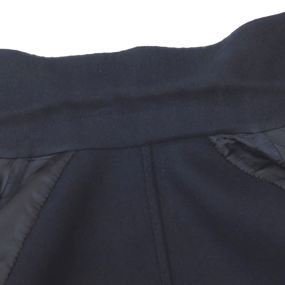 【中古】リングヂャケット RING JACKET ウール ベルテッド ダブルブレストコート ダークネイビー【サイズ48】【 状態ランクB 】【 メンズ 】