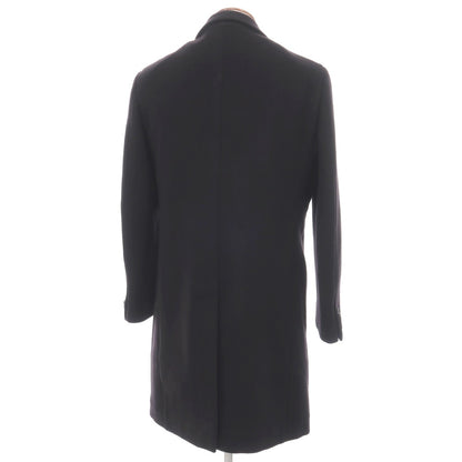 【中古】トゥモローランド TOMORROWLAND AGNONA カシミヤ チェスターフィールドコート ブラック【サイズ48】【 状態ランクB 】【 メンズ 】