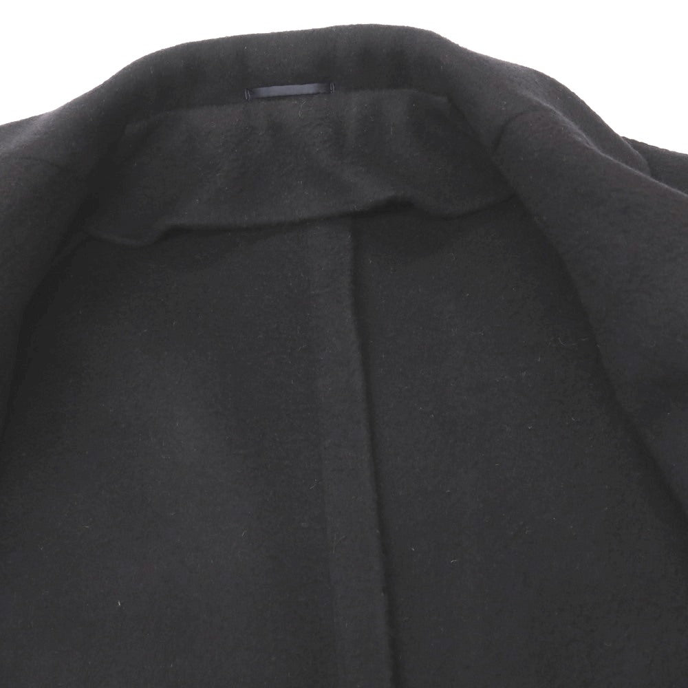 【中古】トゥモローランド TOMORROWLAND AGNONA カシミヤ チェスターフィールドコート ブラック【サイズ48】【 状態ランクB 】【 メンズ 】
