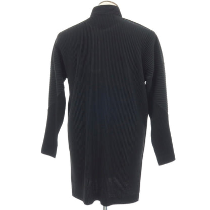 【中古】オム プリッセ イッセイミヤケ HOMME PLISSE ISSEY MIYAKE 2026年春夏 プリーツ シャツ ブラック【サイズ表記なし（L位）】【 状態ランクA 】【 メンズ 】