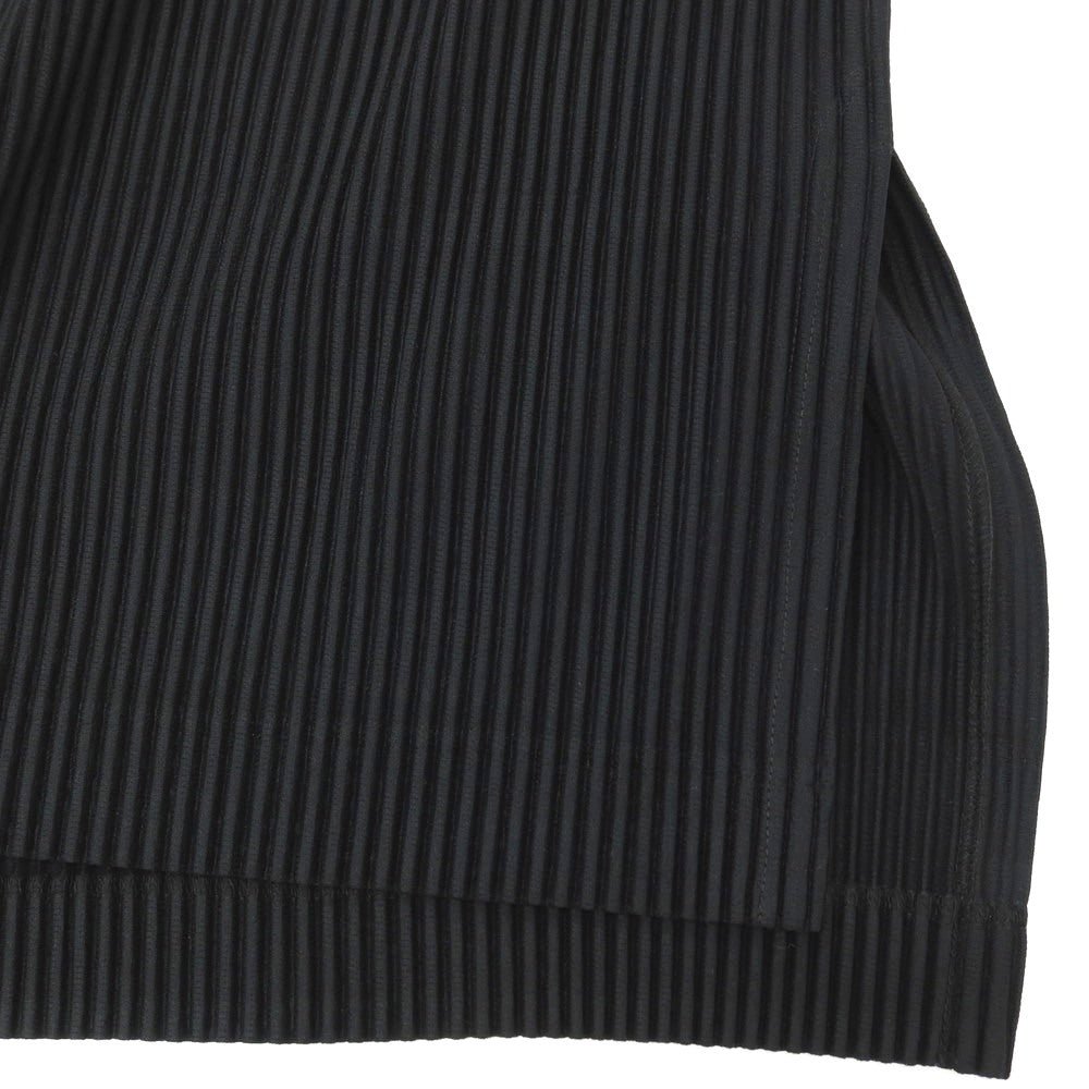 【中古】オム プリッセ イッセイミヤケ HOMME PLISSE ISSEY MIYAKE 2026年春夏 プリーツ シャツ ブラック【サイズ表記なし（L位）】【 状態ランクA 】【 メンズ 】
