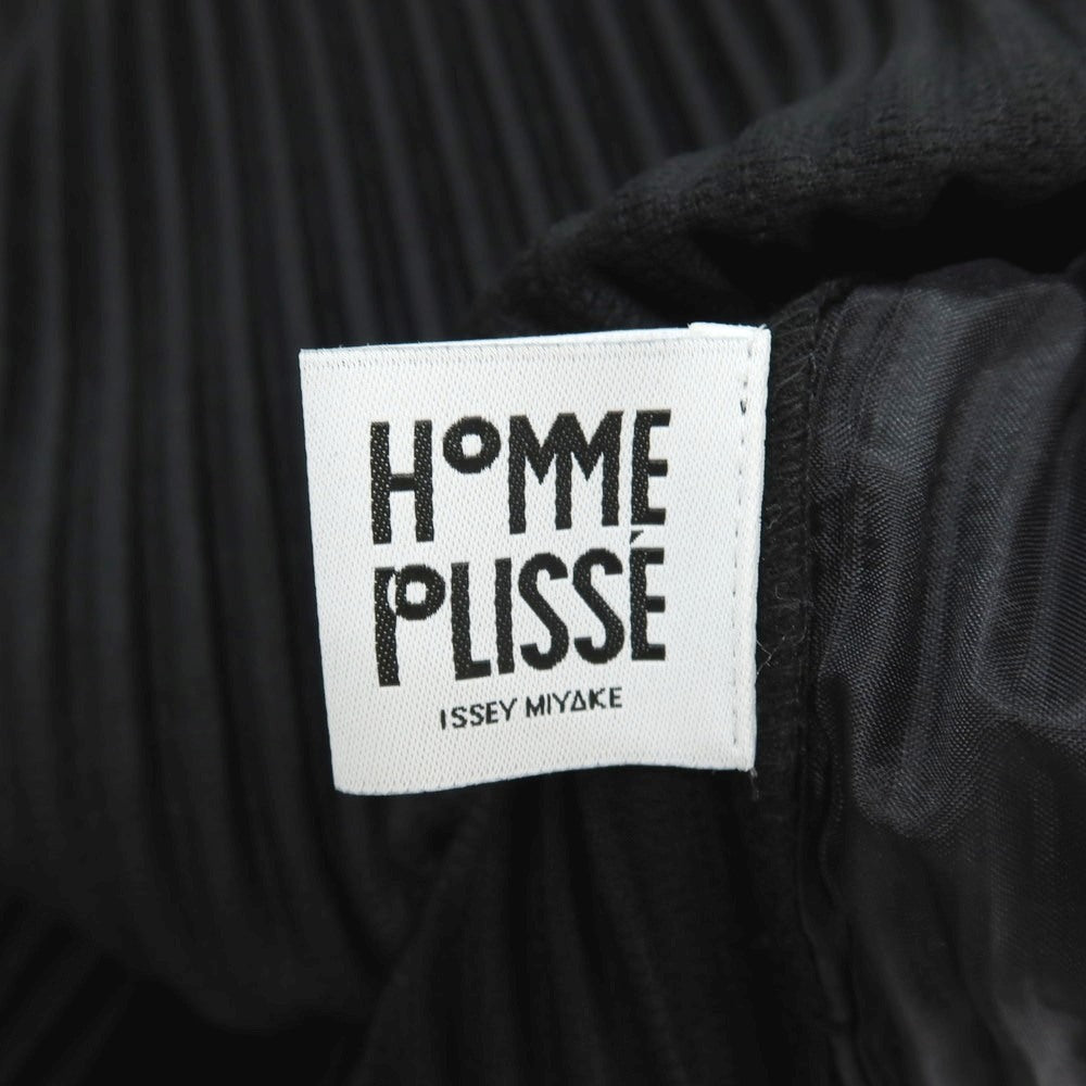 【中古】オム プリッセ イッセイミヤケ HOMME PLISSE ISSEY MIYAKE 2026年春夏 プリーツ シャツ ブラック【サイズ表記なし（L位）】【 状態ランクA 】【 メンズ 】