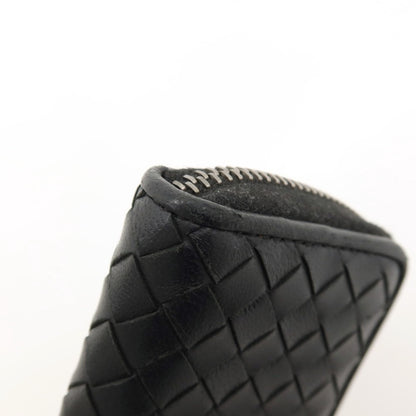 【中古】ボッテガヴェネタ BOTTEGAVENETA イントレチャート レザー コインケース ブラック【 状態ランクB 】【 ユニセックス 】