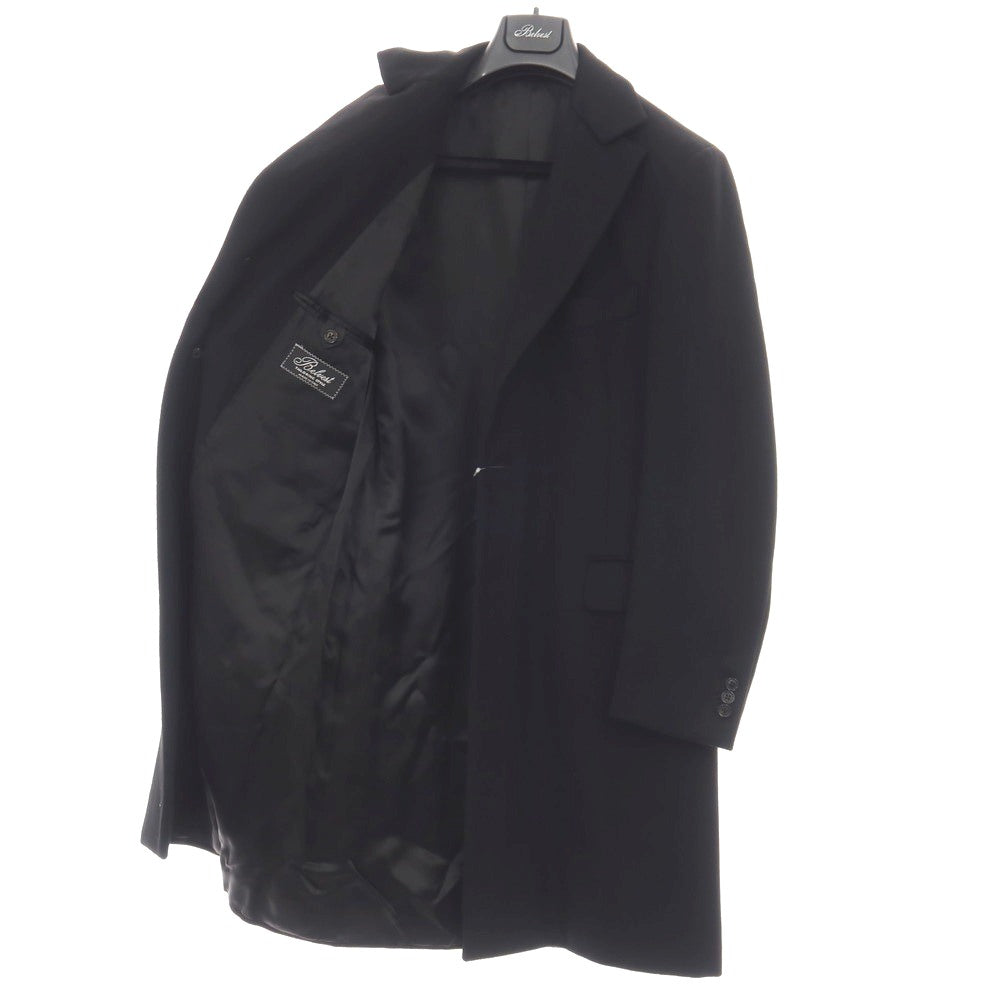 【中古】ベルベスト Belvest ウールカシミヤ チェスターフィールドコート ブラック【サイズ48 Drop8R】【 状態ランクB 】【 メンズ 】