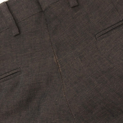 【中古】スティレ ラティーノ STILE LATINO リネン 3つボタンスーツ ダークブラウン【サイズ42 DROP.8R/45】【 状態ランクC 】【 メンズ 】