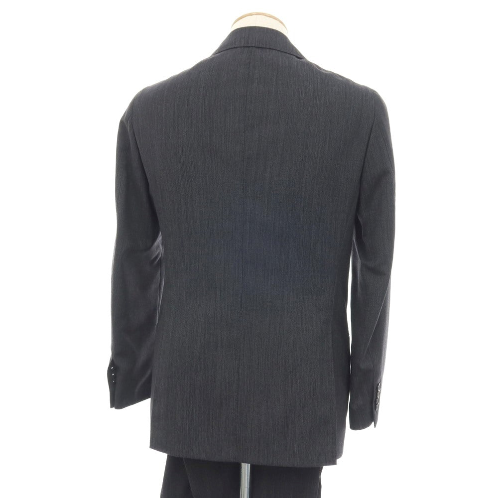【中古】スティレ ラティーノ STILE LATINO ウール 2つボタンスーツ グレーxネイビー×ブラック【サイズ44 DROP.8R】【 状態ランクB 】【 メンズ 】