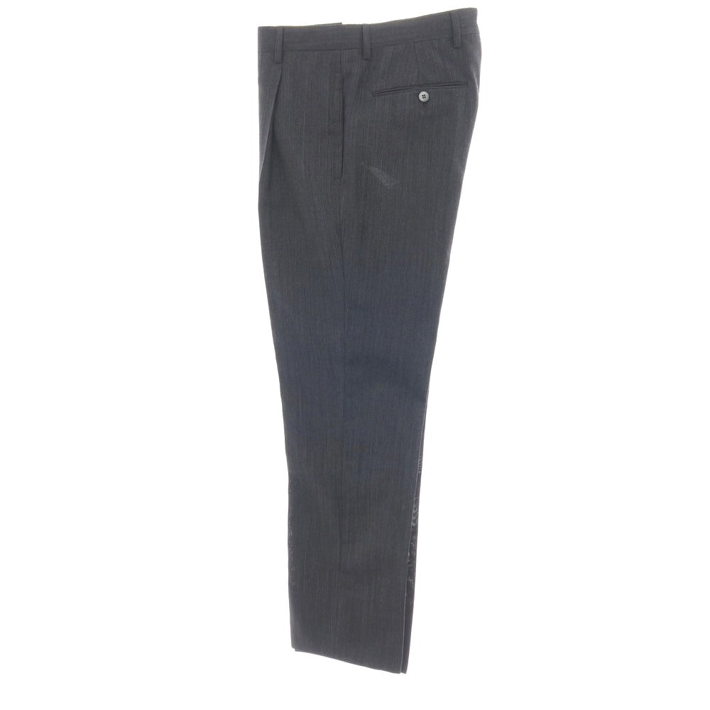 【中古】スティレ ラティーノ STILE LATINO ウール 2つボタンスーツ グレーxネイビー×ブラック【サイズ44 DROP.8R】【 状態ランクB 】【 メンズ 】