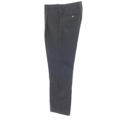 【中古】スティレ ラティーノ STILE LATINO ウール 2つボタンスーツ グレーxネイビー×ブラック【サイズ44 DROP.8R】【 状態ランクB 】【 メンズ 】