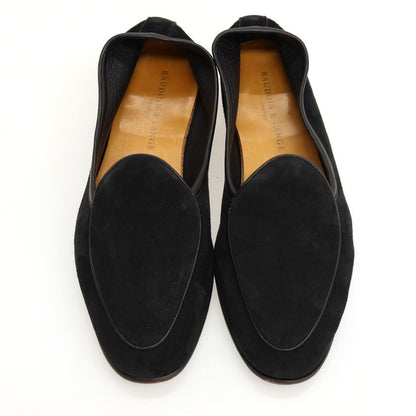 【中古】ボードインアンドランジ Baudoin &amp; Lange スエード ローファー ブラック【サイズ40】【 状態ランクB 】【 メンズ 】
