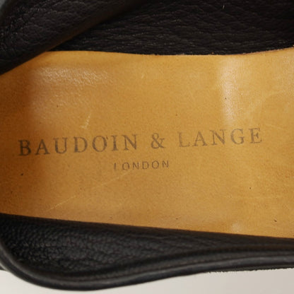 【中古】ボードインアンドランジ Baudoin &amp; Lange スエード ローファー ブラック【サイズ40】【 状態ランクB 】【 メンズ 】
