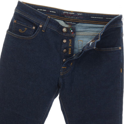 【中古】ヤコブコーエン JACOB COHEN J688 COMF-H ストレッチ コットン デニムパンツ ジーンズ ネイビー【サイズ34】【 状態ランクA 】【 メンズ 】