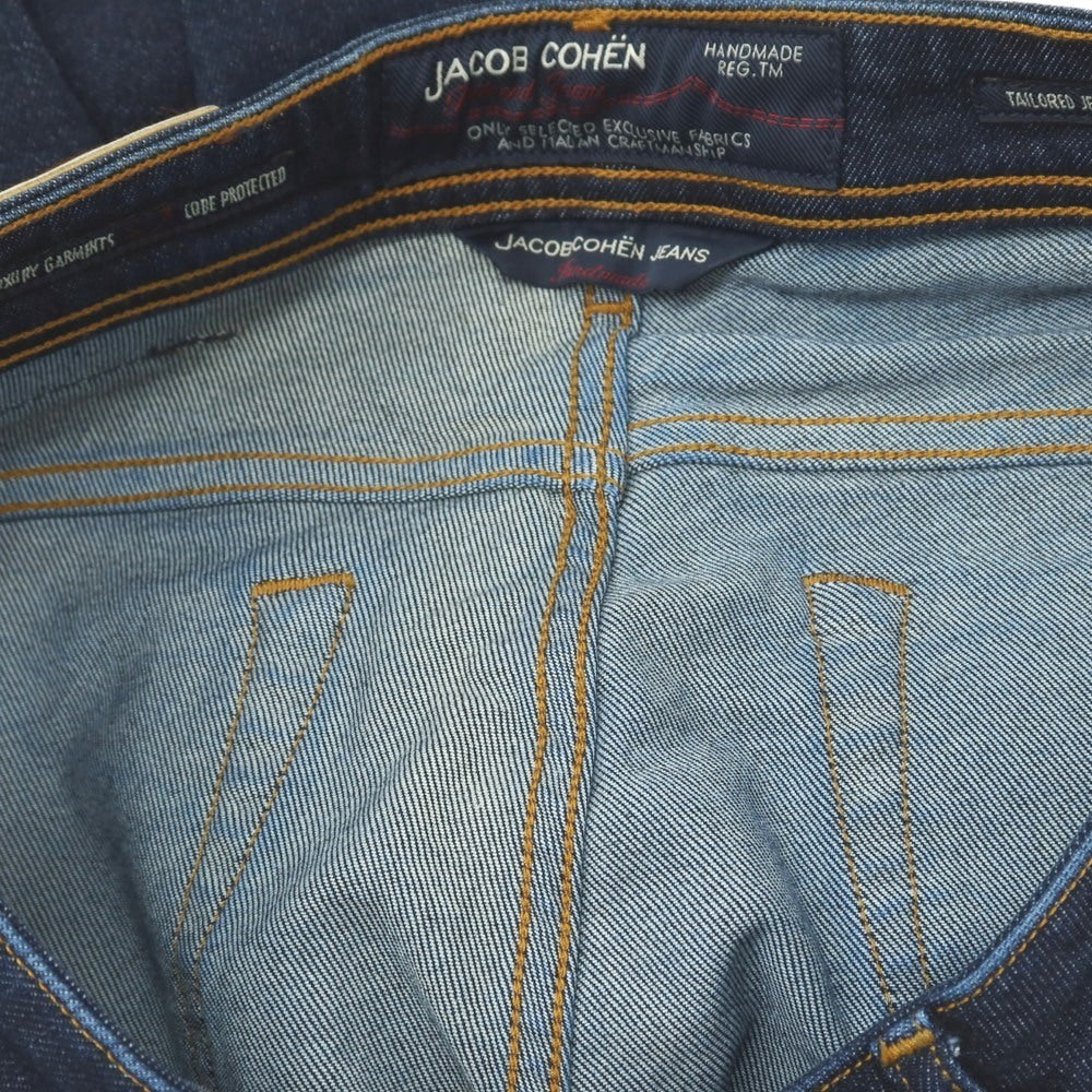 【中古】ヤコブコーエン JACOB COHEN J688 COMF-H ストレッチ コットン デニムパンツ ジーンズ ネイビー【サイズ34】【 状態ランクA 】【 メンズ 】