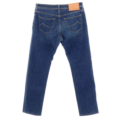 【中古】ヤコブコーエン JACOB COHEN BARD ストレッチ コットンポリエステル デニムパンツ ジーンズ ブルーネイビー【サイズ34】【 状態ランクB 】【 メンズ 】