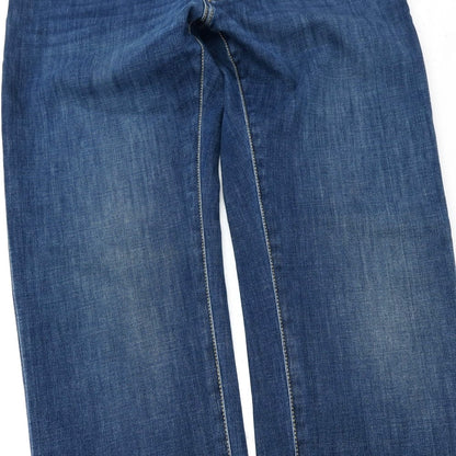 【中古】ヤコブコーエン JACOB COHEN BARD ストレッチ コットンポリエステル デニムパンツ ジーンズ ブルーネイビー【サイズ34】【 状態ランクB 】【 メンズ 】