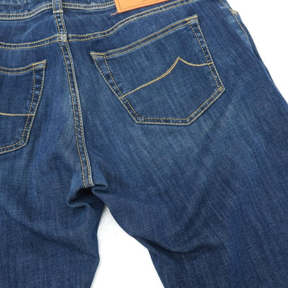 【中古】ヤコブコーエン JACOB COHEN BARD ストレッチ コットンポリエステル デニムパンツ ジーンズ ブルーネイビー【サイズ34】【 状態ランクB 】【 メンズ 】