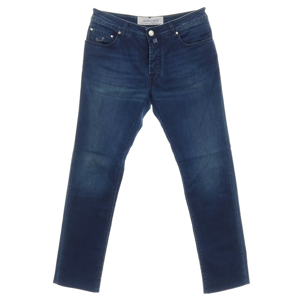 【中古】ヤコブコーエン JACOB COHEN J688 COMF-H ストレッチ コットンポリエステル デニムパンツ ジーンズ ネイビー【サイズ34】【 状態ランクC 】【 メンズ 】