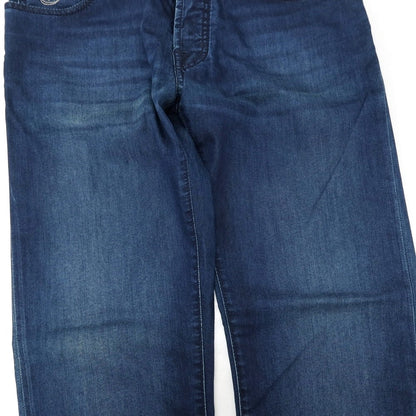 【中古】ヤコブコーエン JACOB COHEN J688 COMF-H ストレッチ コットンポリエステル デニムパンツ ジーンズ ネイビー【サイズ34】【 状態ランクC 】【 メンズ 】