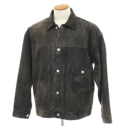 【中古】セブン バイ セブン SEVEN BY SEVEN 2026年春夏 URBAN RESEARCH別注 アンティーク加工 レザーブルゾン ブラック【サイズ表記なし（M位）】【 状態ランクB 】【 メンズ 】
