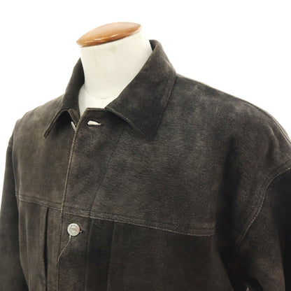 【中古】セブン バイ セブン SEVEN BY SEVEN 2026年春夏 URBAN RESEARCH別注 アンティーク加工 レザーブルゾン ブラック【サイズ表記なし（M位）】【 状態ランクB 】【 メンズ 】