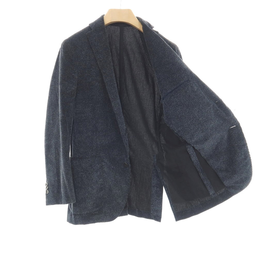 【中古】ボリオリ BOGLIOLI DOVER コットン コーデュロイ 3B カジュアルジャケット ネイビー系【サイズ46】【 状態ランクC 】【 メンズ 】
