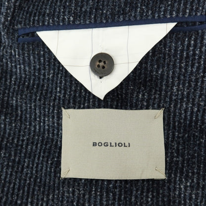 【中古】ボリオリ BOGLIOLI DOVER コットン コーデュロイ 3B カジュアルジャケット ネイビー系【サイズ46】【 状態ランクC 】【 メンズ 】