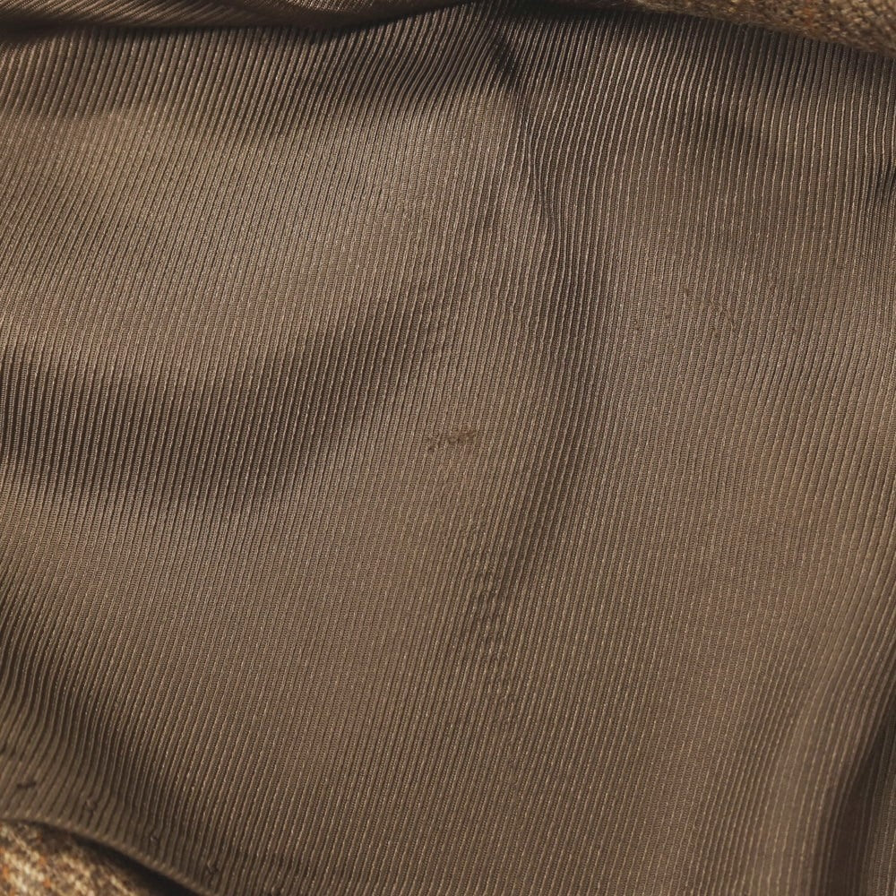 【中古】ラベラ サルトリア ナポレターナ La vera Sartoria Napoletana ウールカシミヤ チェック 2B テーラードジャケット ブラウンxベージュ【サイズ表記なし（S位）】【 状態ランクB 】【 メンズ 】
