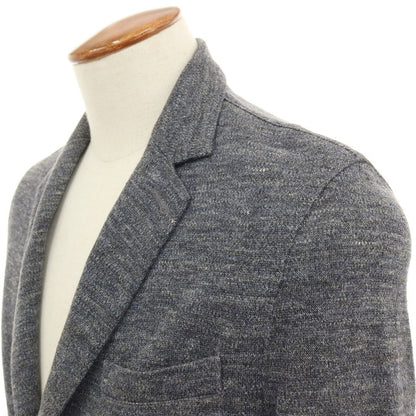 【中古】チルコロ1901 CIRCOLO 1901 リネンナイロン 2B カジュアルジャケット グレー【サイズ48】【 状態ランクC 】【 メンズ 】