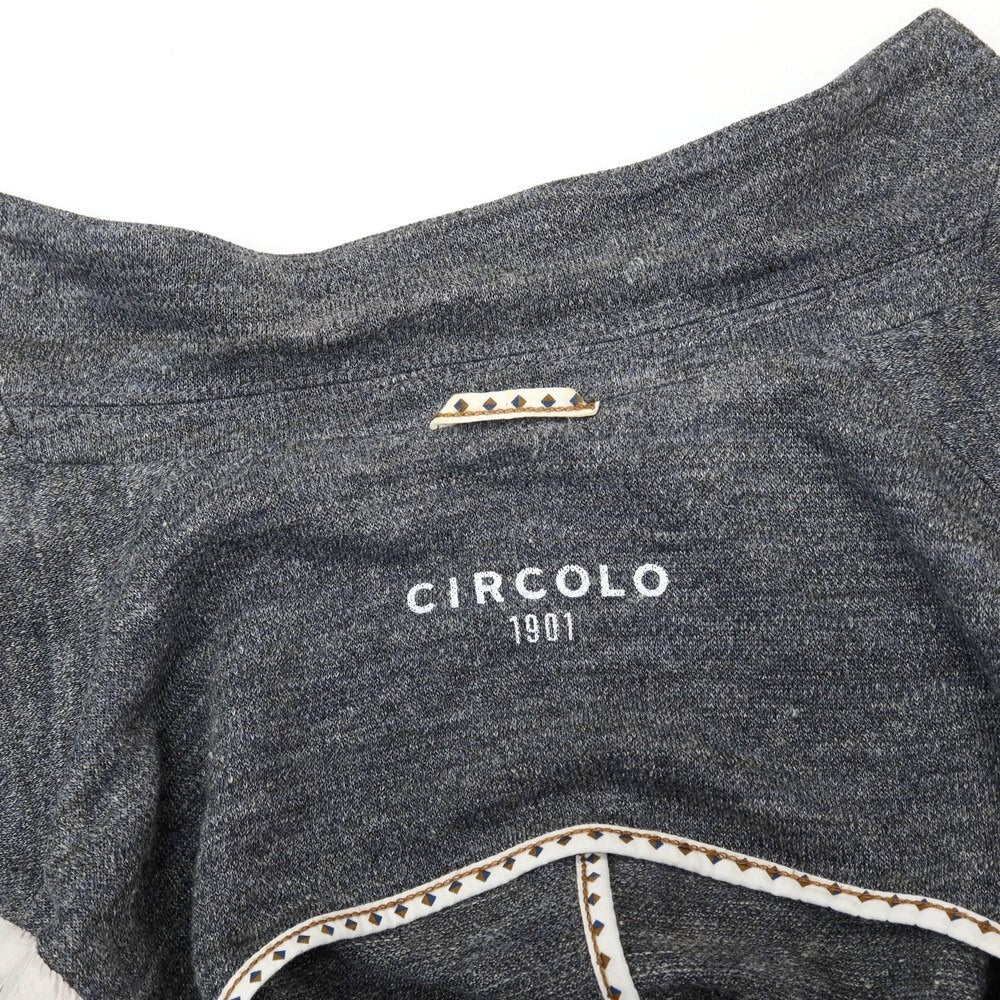 【中古】チルコロ1901 CIRCOLO 1901 リネンナイロン 2B カジュアルジャケット グレー【サイズ48】【 状態ランクC 】【 メンズ 】