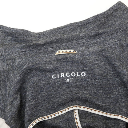【中古】チルコロ1901 CIRCOLO 1901 リネンナイロン 2B カジュアルジャケット グレー【サイズ48】【 状態ランクC 】【 メンズ 】
