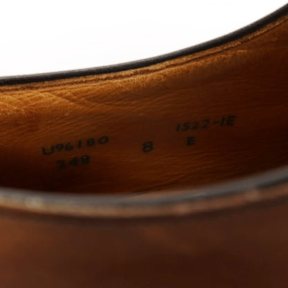 【中古】クロケットアンドジョーンズ CROCKETT&amp;JONES カーフ レザー 旧ロゴ ドレスシューズ ブラウン【サイズ8E】【 状態ランクB 】【 メンズ 】