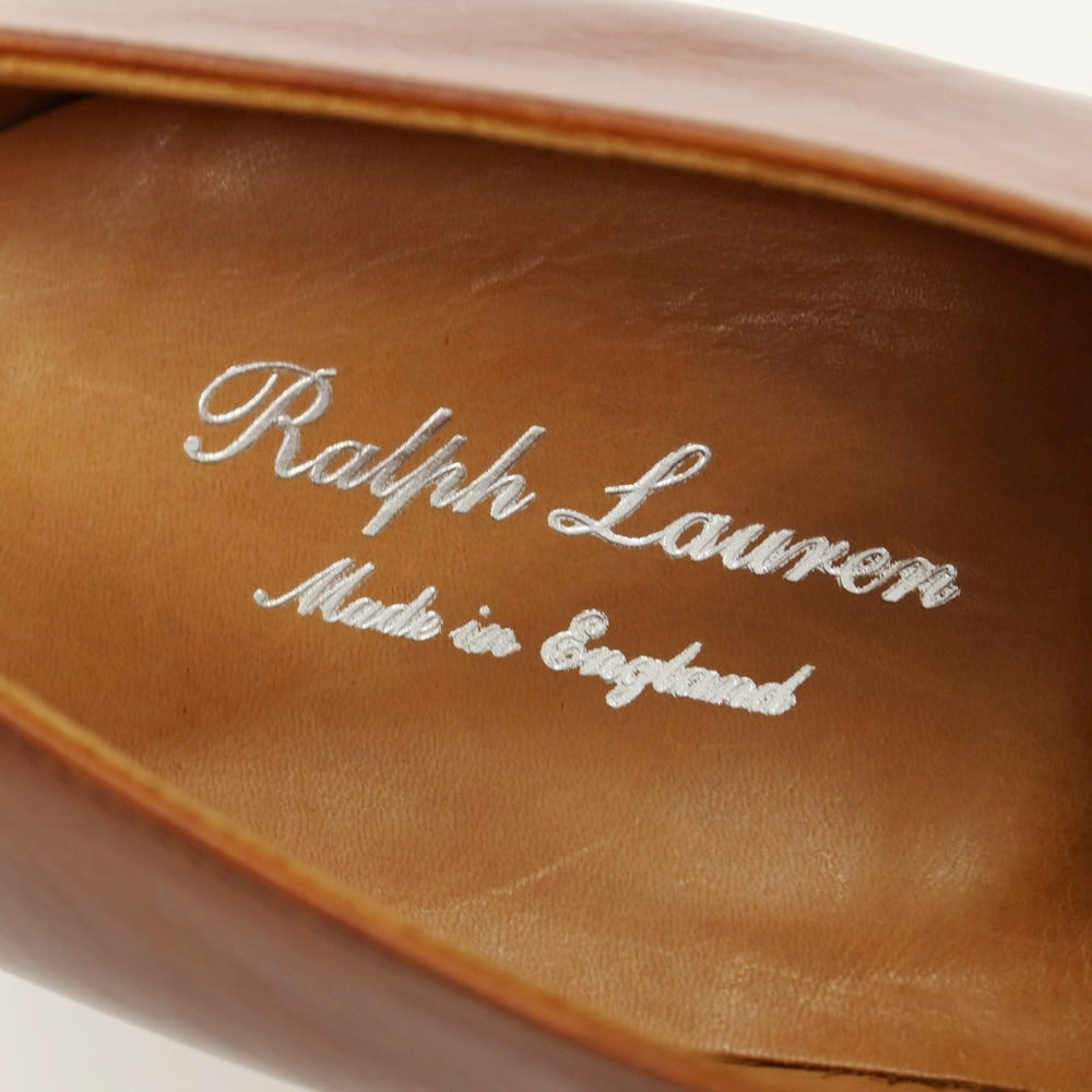 【中古】ラルフローレン RALPH LAUREN Crockett &amp; Jones製 カーフ レザー ドレスシューズ ブラウン【サイズ8】【 状態ランクA 】【 メンズ 】