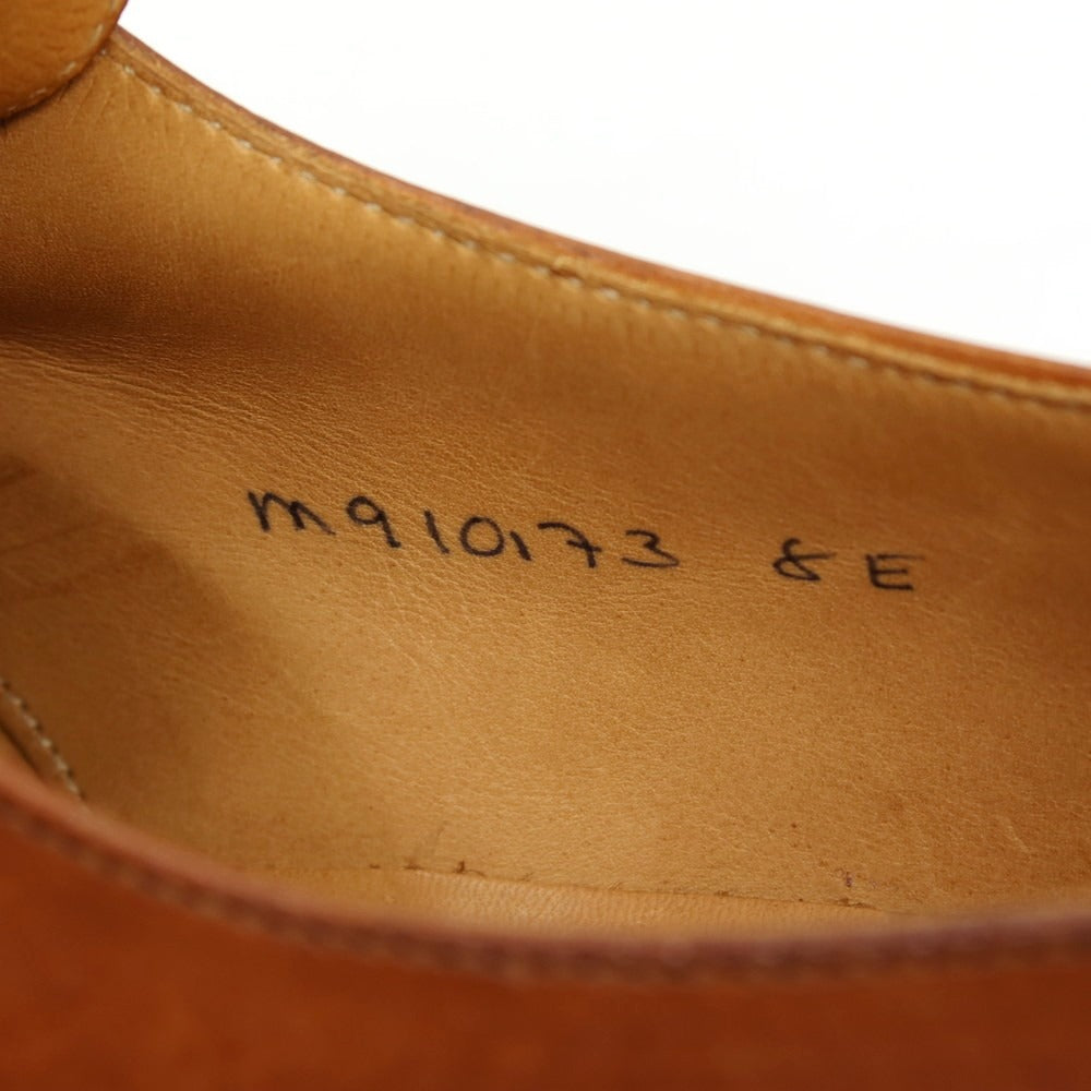 【中古】ラルフローレン RALPH LAUREN Crockett &amp; Jones製 カーフ レザー ドレスシューズ ブラウン【サイズ8】【 状態ランクA 】【 メンズ 】