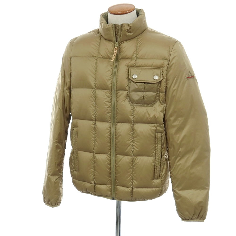 【中古】ホルバーマウンテニアリング Holubar Mountaineering ナイロン スタンドカラー ダウンジャケット カーキ【サイズM】【 状態ランクB 】【 メンズ 】