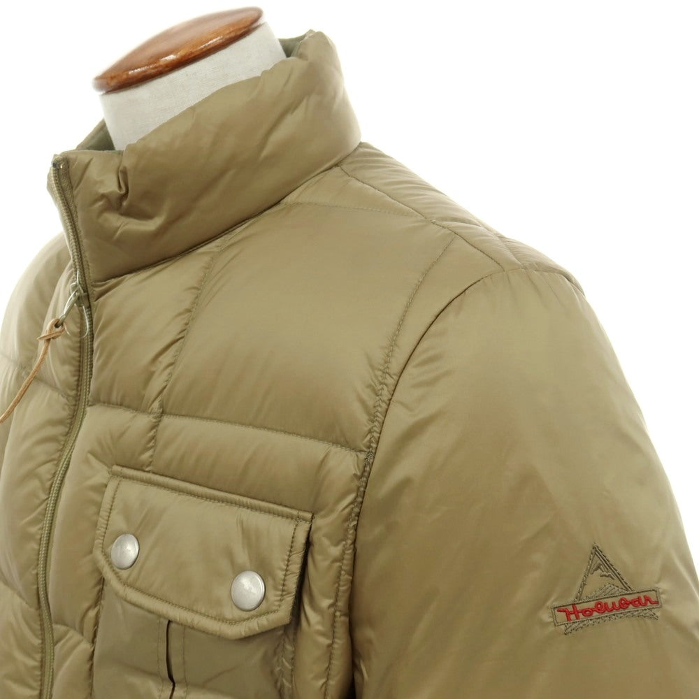 【中古】ホルバーマウンテニアリング Holubar Mountaineering ナイロン スタンドカラー ダウンジャケット カーキ【サイズM】【 状態ランクB 】【 メンズ 】