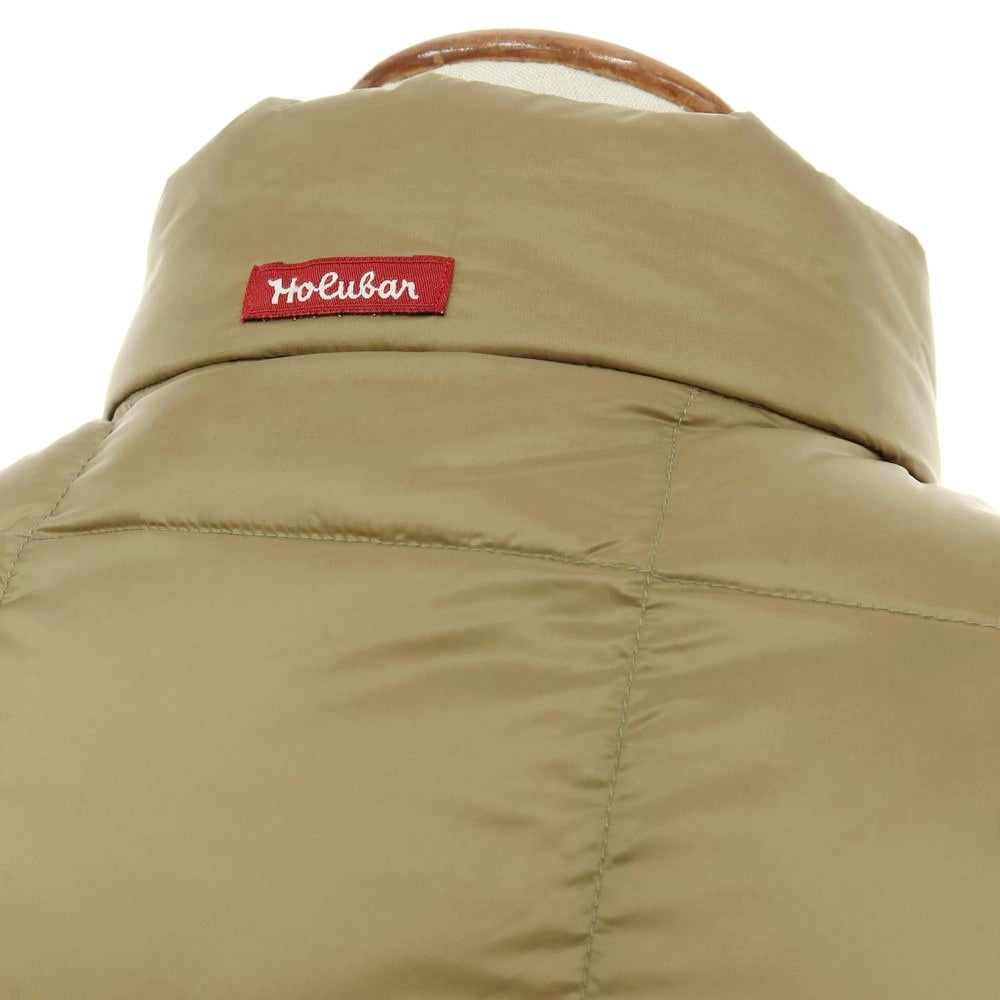 【中古】ホルバーマウンテニアリング Holubar Mountaineering ナイロン スタンドカラー ダウンジャケット カーキ【サイズM】【 状態ランクB 】【 メンズ 】