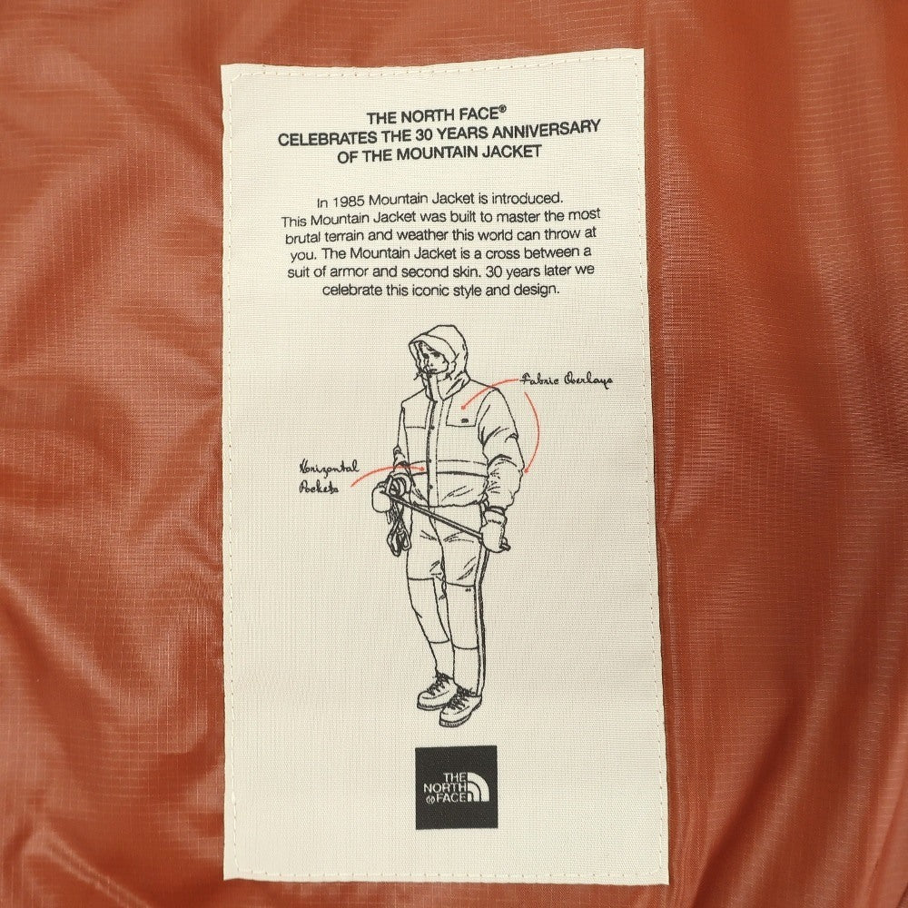 【中古】ザノースフェイス THE NORTH FACE SEASONAL MOUNTAIN JACKET ポリエステル マウンテンパーカー テラコッタxブラック【サイズM】【 状態ランクB 】【 メンズ 】