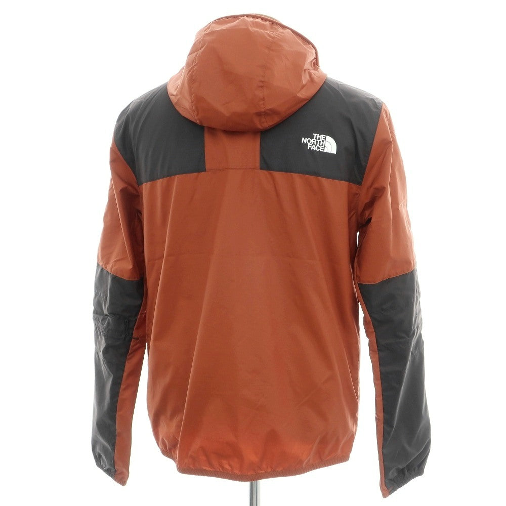 【中古】ザノースフェイス THE NORTH FACE SEASONAL MOUNTAIN JACKET ポリエステル マウンテンパーカー テラコッタxブラック【サイズM】【 状態ランクB 】【 メンズ 】