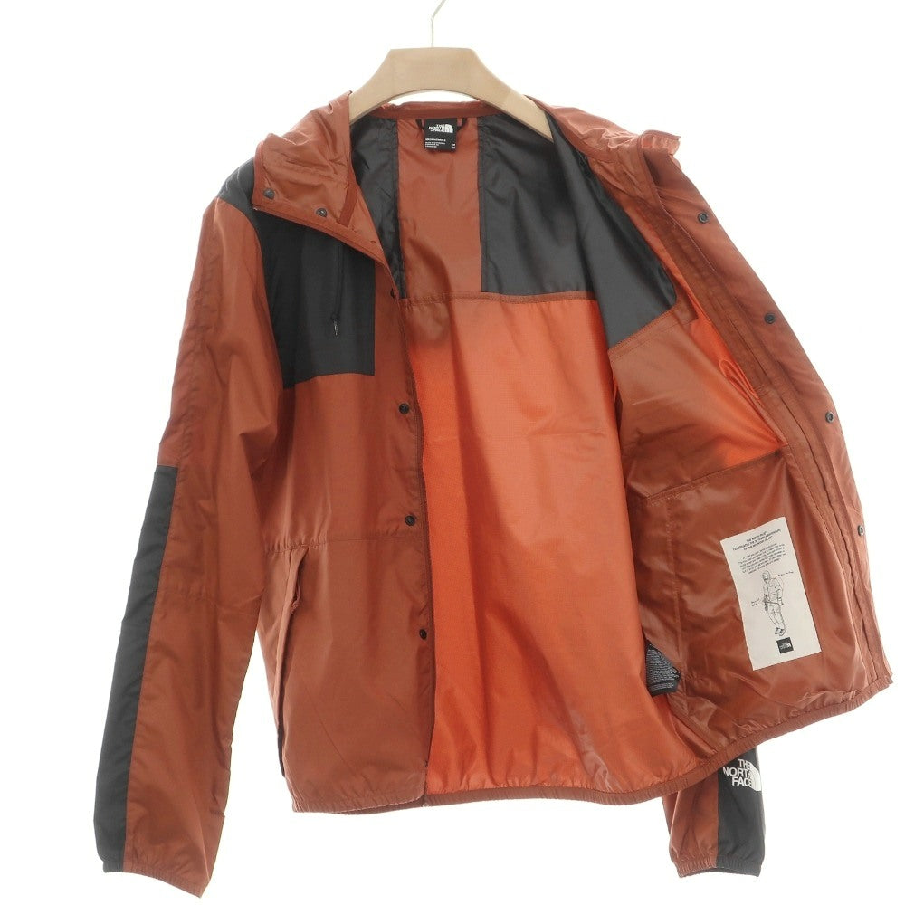 【中古】ザノースフェイス THE NORTH FACE SEASONAL MOUNTAIN JACKET ポリエステル マウンテンパーカー テラコッタxブラック【サイズM】【 状態ランクB 】【 メンズ 】