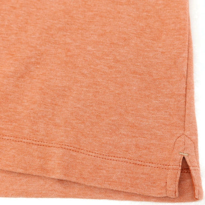 【中古】バナナリパブリック Banana Republic コットン スキッパー 半袖ポロシャツ オレンジ【サイズL】【 状態ランクB 】【 メンズ 】