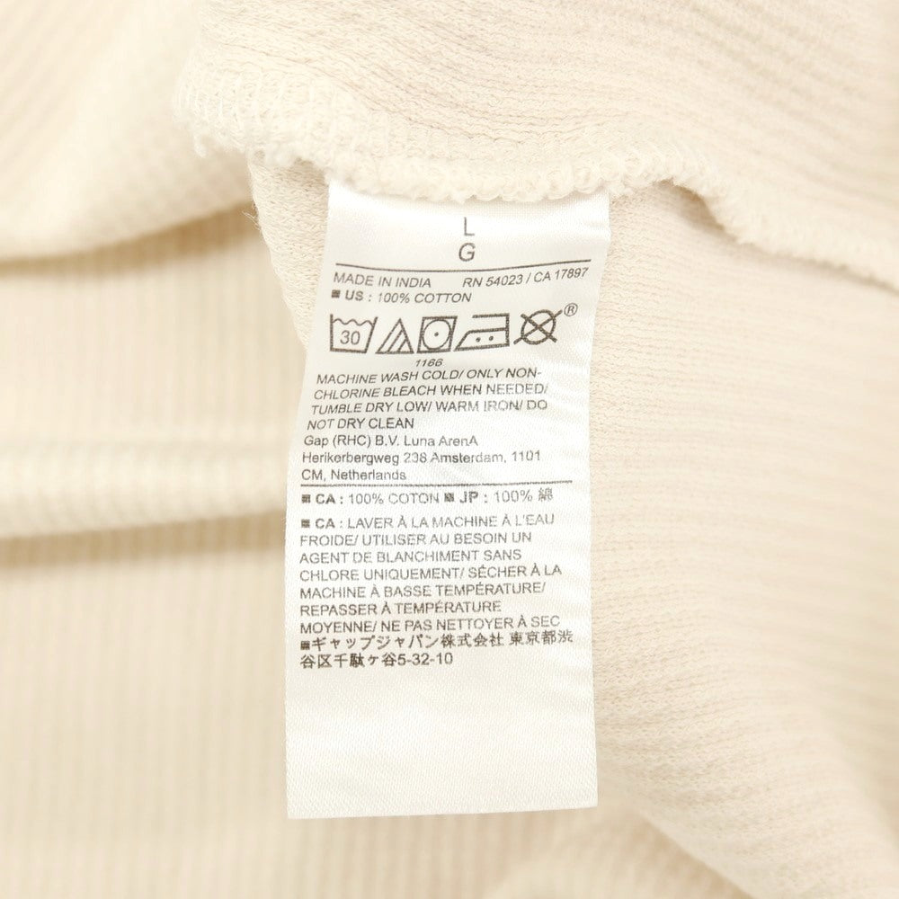 【中古】バナナリパブリック Banana Republic コットン 半袖ポロシャツ ベージュ【サイズL】【 状態ランクB 】【 メンズ 】